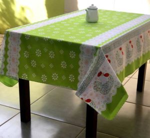 toalha de mesa estampada oxford