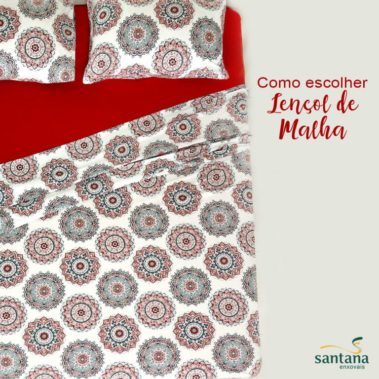 como escolher lençol de malha