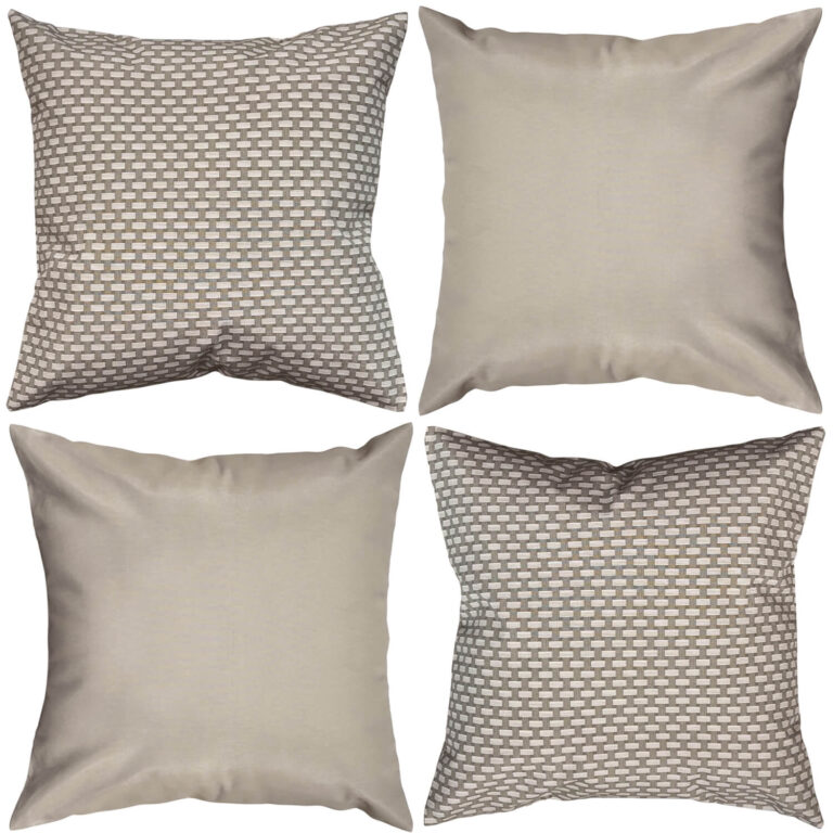 Kit 4 Capas De Almofadas Decorativas 45x45cm Mar
