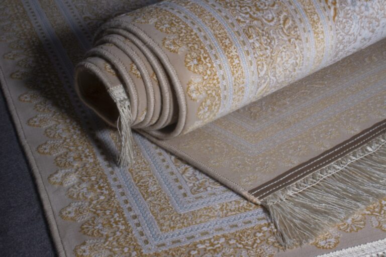 Tapete artesanal de tear para decoração