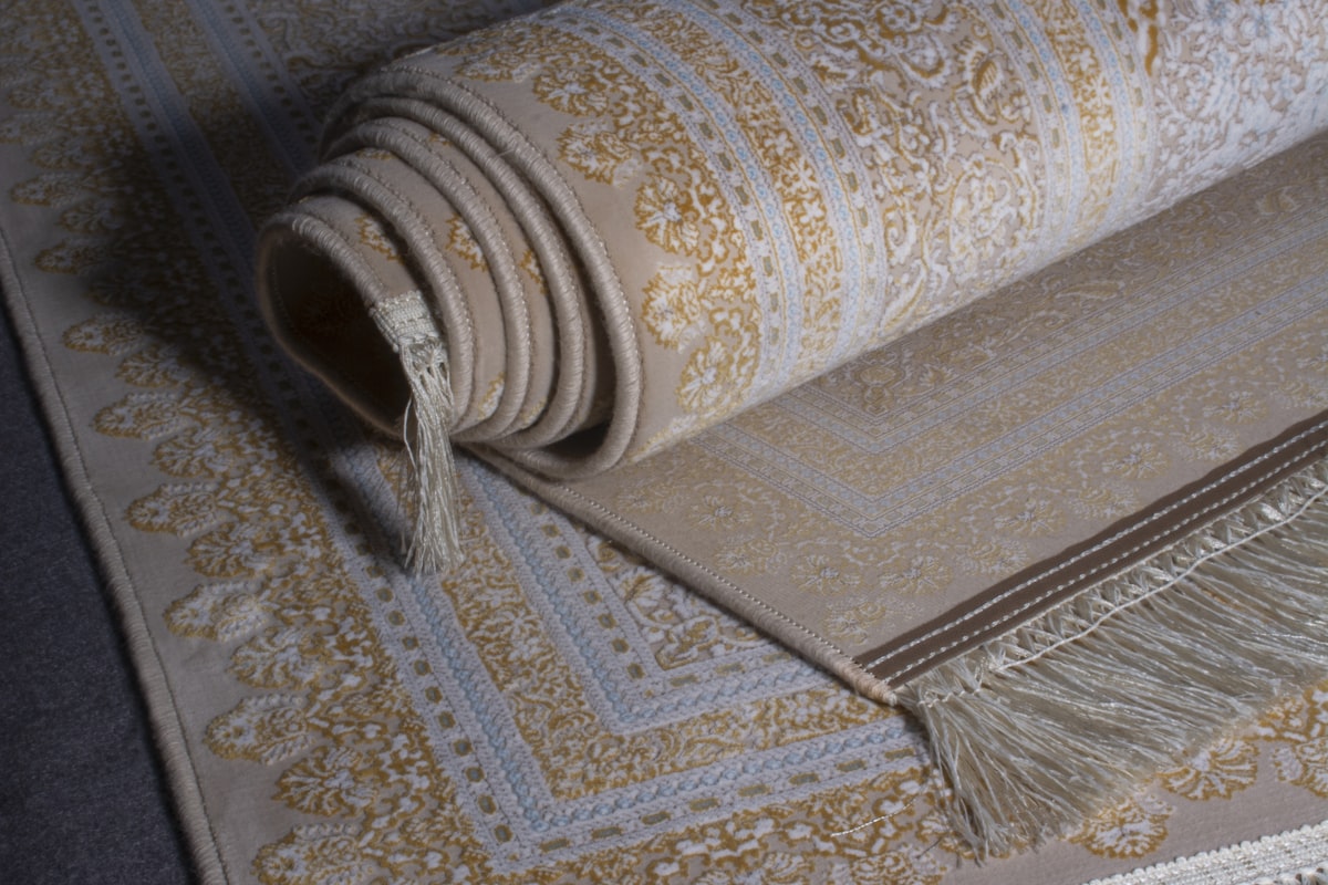 Tapete artesanal de tear para decoração