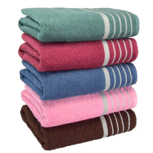 Kit toalhas de banho gigante 400g algodão Capri coloridas