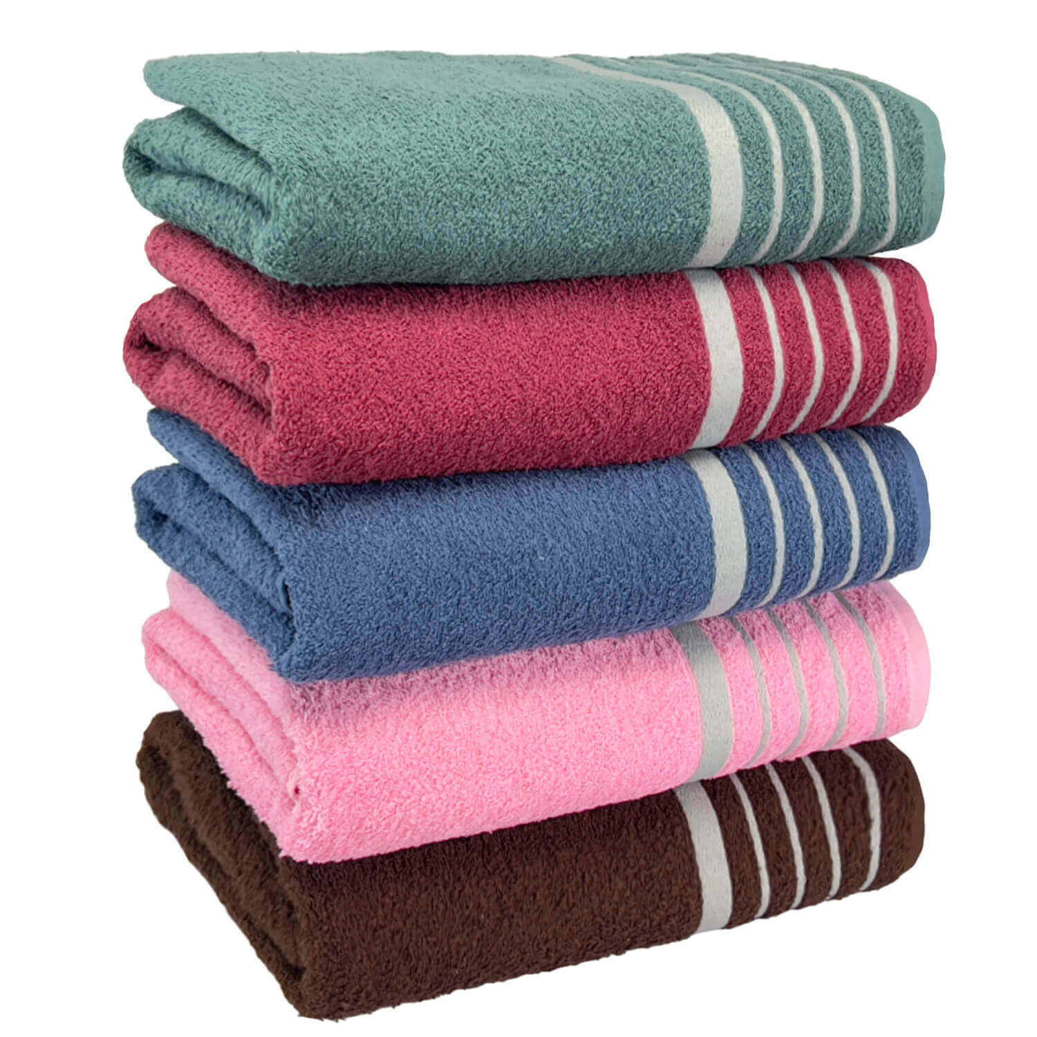 Kit toalhas de banho gigante 400g algodão Capri coloridas