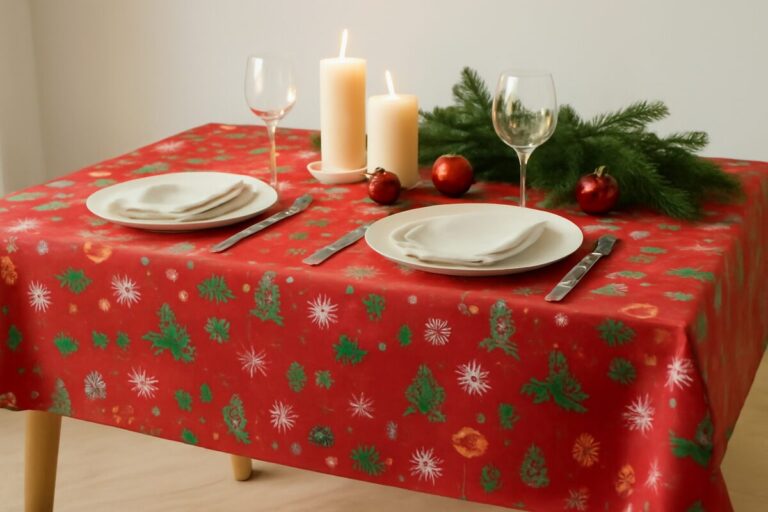 Como Escolher a Toalha de Mesa Ideal para Natal e Festas