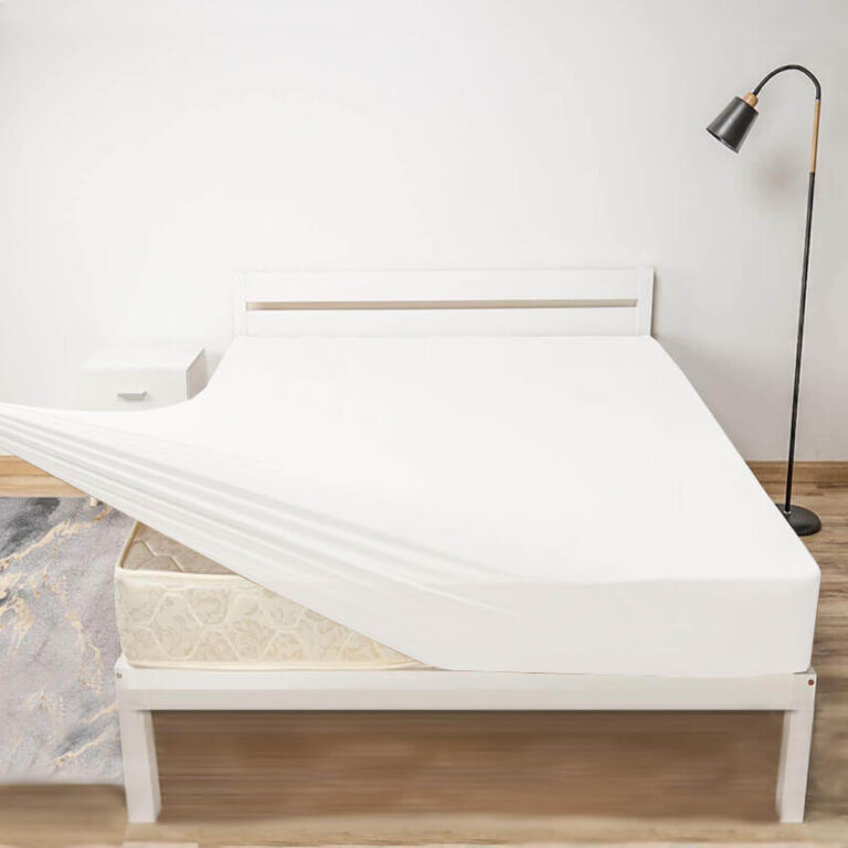 Lençol Queen com Elástico Malha 160g 100% Algodão Avulso Branco